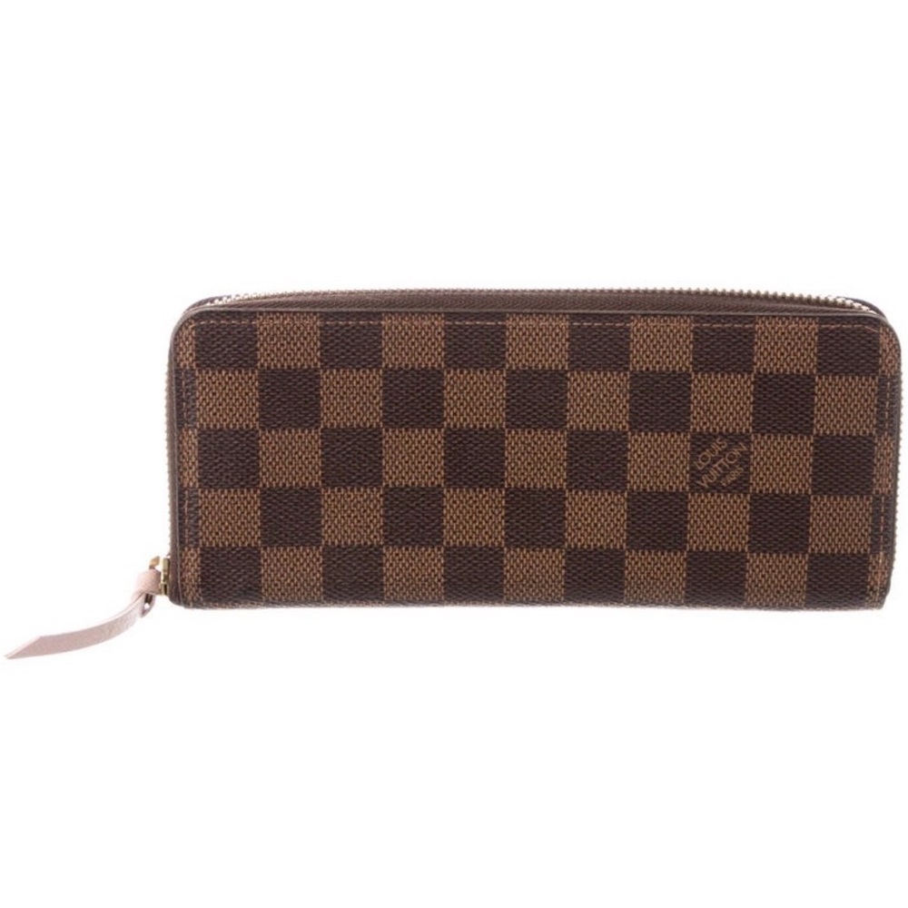 Louis Vuitton 2016 Damier Ebene Pattern Clemence Wallet